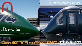 Train Sim World 2 - Class 800 (ICE) vs Class 43 HST!! - Reading to London Paddington!