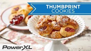 Baked Thumbprint Cookies Holiday | PowerXL Vortex Air Fryer Recipes