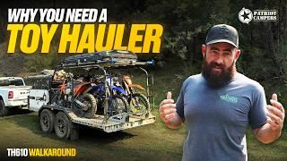 This is why you NEED a Toy Hauler | Justin's TH610 Walkaround