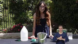 Emily's Science Lab - Exploding Paint Can - Baking Soda Paint Can Rocket (ASL)