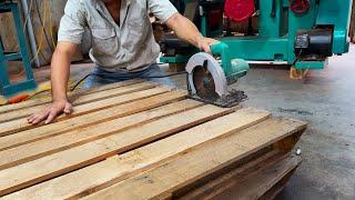 Explore Creativity With Pallet: Unique Table And Chair Set Created By A Young Artist//Amazing Skills