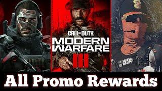 All New Modern Warfare 3 Bonus Content, Promotion Rewards & Free Unlocks