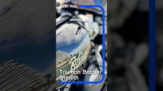 Our first ride on the - 2024 Triumph Bobber Stealth - Short