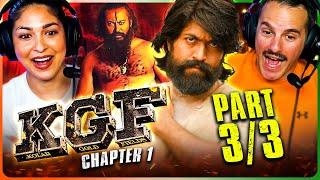 K.G.F.: CHAPTER 1 Movie Reaction Part 3/3! | Yash | Srinidhi Shetty | Ramachandra Raju