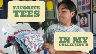 FAVORITE VINTAGE TEES IN MY COLLECTION!!! ANIME, BAND, MOVIE, AND MORE!