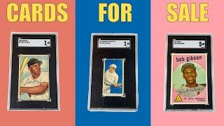 The Vintage Baseball Cards that I will be selling at The National