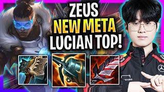 ZEUS BRINGS BACK NEW META LUCIAN TOP! - T1 Zeus Plays Lucian TOP vs Cassiopeia! | Season 2024
