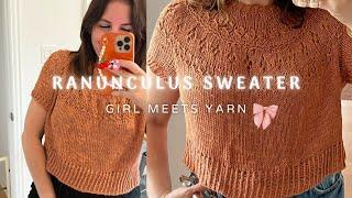 Girl Meets Yarn // Ranunculus 3.0 in gorgeous linen