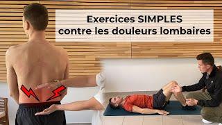 Quelques exercices simples contre les douleurs lombaires