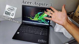 فتح صندوق ومراجعة لاب توب ايسر الجديد Acer aspire 3