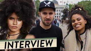 DEADPOOL 2 Star ZAZIE BEETZ im Interview inkl. MEGA Überraschung | komplett auf deutsch