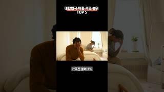 대한민국 이혼 사유 순위 TOP 5