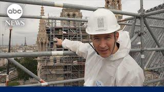 Inside look at Notre Dame's renovations, nearly finished just weeks from Paris Olympics