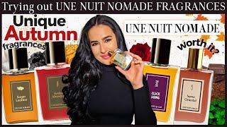 #ChattyReviews Trying out 5 UNE NUIT NOMADE fragrances - Sugar Leather, Jardins de Misfah & more