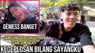 SAKING KANGENYA KAK ANA PELUK EMON MV DEPAN TEAM SEMVACK!!