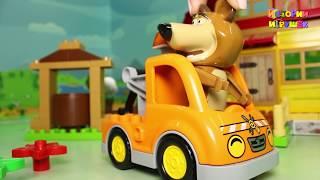 Видео с игрушками - Буксировщик!  Детские игрушечные мультики про машинки смотреть онлайн