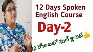 Day 2 Spoken English with Grammar..