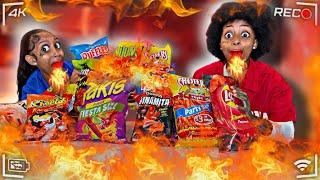 LAST TO STOP EATING THE WORLDS SPICIEST CHIPS WINS $1,000 WITH RKEMPIREE