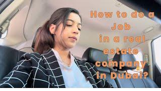 Job in Dubai as a property advisor | Commission Percentage in UAE ? 