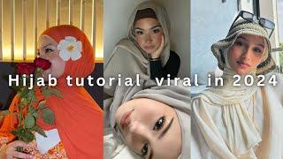 Hijab tutorial | Ins, Pin, & Tiktok | Neck Coverage ️| Simple & Easy ️