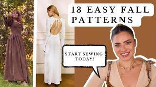 Start Sewing Your Own Clothes 2024 FALL EDITION - 13 Easy-Sew Patterns