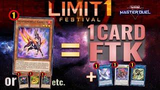 Limit 1 Festival = Easy Consistent FTK vs Less Hand Traps - Yu-Gi-Oh! Master Duel - New Isolde Turbo