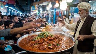 BIGGEST GIANT SIZE TAWA KALEJI FRY MAKING | MUTTON LIVER FRIED RECIPE | PAKISTAN MEAT STREET FOOD