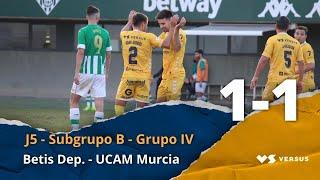  Resumen: Betis Deportivo - UCAM Murcia (1-1) (2020/21)