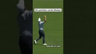 Wesley Bryan Holes out for Eagle! @bryanbrosgolf #golf #golfswing #pga #pgatour #golfer #tigerwoods