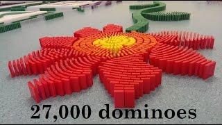 Domino Event "Schmetterlingshaus" 27,000 Dominoes (Meeting with dominofan0803)