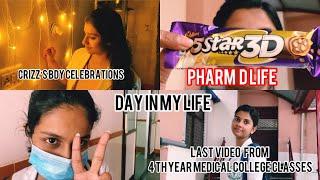 DAY IN MY LIFE BDAY VLOG 🫶PHARM D STUDENT LIFE 