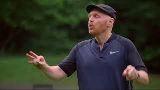 Billy Burr teaches Petey Holmes how to golf