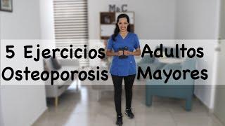 5 Ejercicios para PREVENIR la Osteoporosis en Adultos Mayores