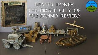 Terrain Review: Reaper Bones Pirate City of Brinewind Terrain for Dungeons and Dragons