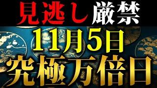 1年に1度、11月だけの金運の大吉日！金運の神様が味方する◯◯で金運が一変します！【11月5日 一粒万倍日 酉の日】