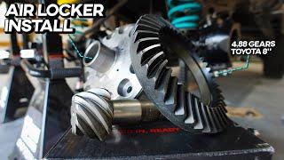 Installing a Ring and Pinion Gear Set & ARB Air Locker in my Land Cruiser 80 (Toyota 8")