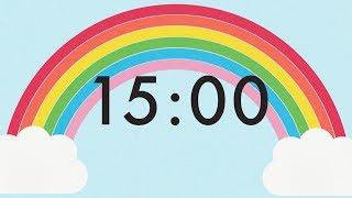 15 Minute Countdown Rainbow Timer 