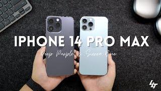 NEW iPhone 14 Pro Max   Deep Purple vs. Sierra Blue vs. Pacific Blue | Unboxing & Impressions