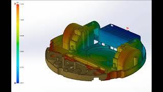 SOLIDWORKS Plastics - Mold Flow Animation