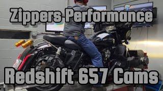 David Zippers Performance Redshift 657 Cams Screamin Eagle 110 Dyno Tune Street Glide Bagger