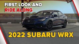 2022 Subaru WRX - First Look and Ride Along