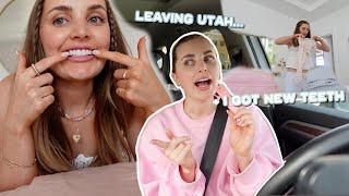 i'm leaving utah... and i also got new teeth