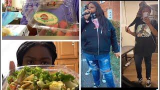 What I eat in a day 100 pounds down in 6 months / mini vlog workouts #growwithjo #weightloss