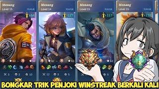 BONGKAR RAHASIA PENJOKI ML BISA WINSTREAK BERKALI KALI? - Mobile legends