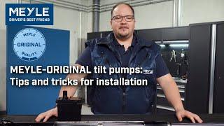 MEYLE-ORIGINAL tilt pumps: Tips and tricks for installation