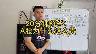 A股估值贵的原因｜如何看待IPO｜上市公司太多了吗？