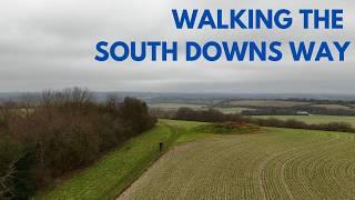 Beautiful solo winter hiking on the South Downs Way