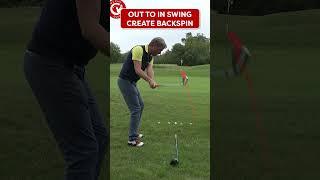 Create backspin with this easy golf trick #shorts