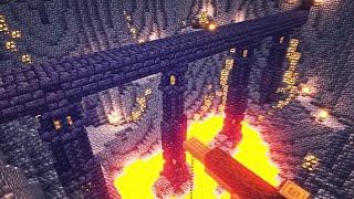 Goldmine from Scratch in Minecraft - Timelapse #Shorts