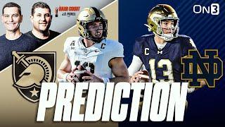 Army Black Knights vs Notre Dame Fighting Irish PREDICTION & Preview | Showdown in Yankee Stadium